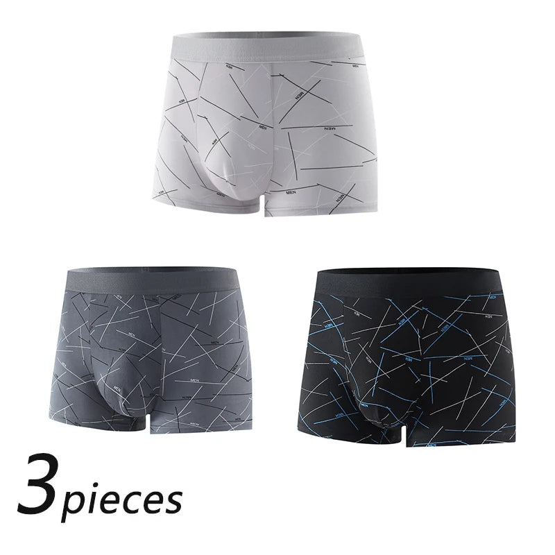 3 Pcs Men’s Boxers Sports