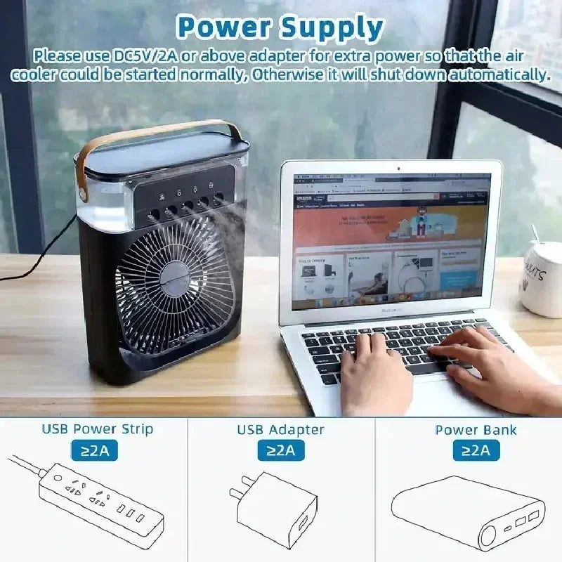 3 In 1 USB Air Humidifier - MORE COLOURS
