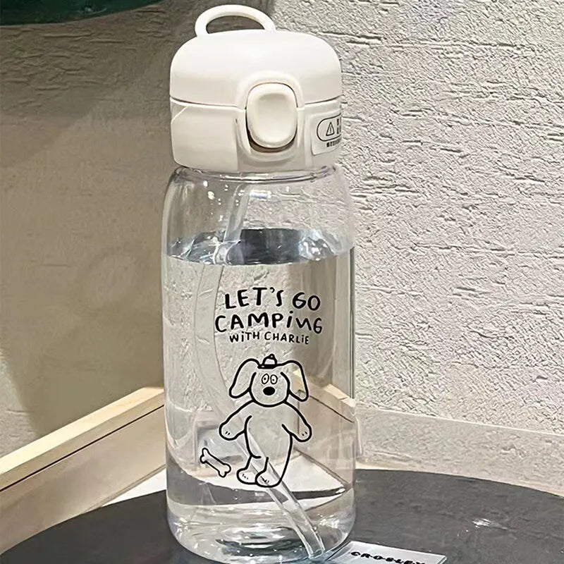 600ml Cartoon Water Bottle