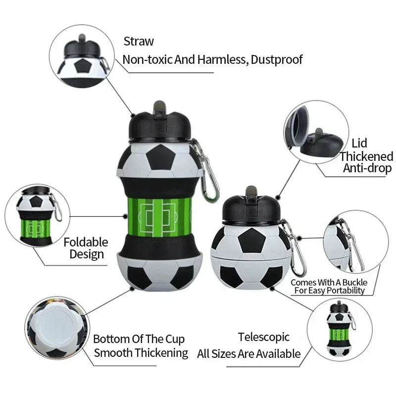 Children’s 550ml Football Water Bottle