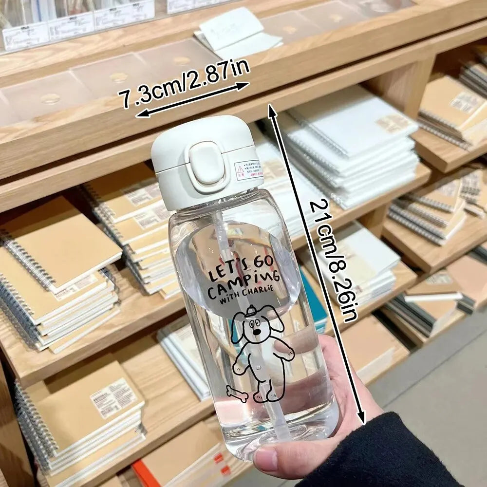 600ml Cartoon Water Bottle