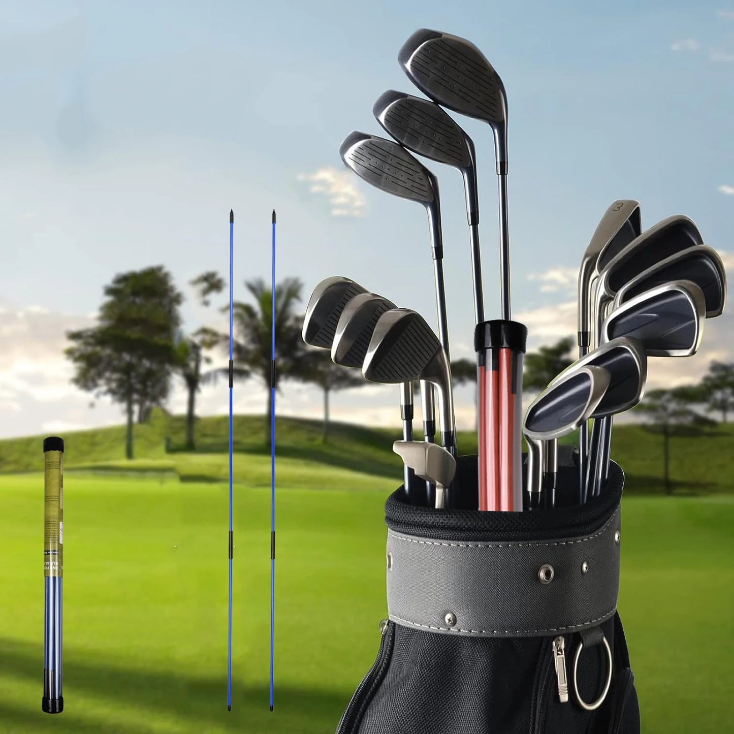 2 Pack Golf Alignment Stick - MORE COLOURS