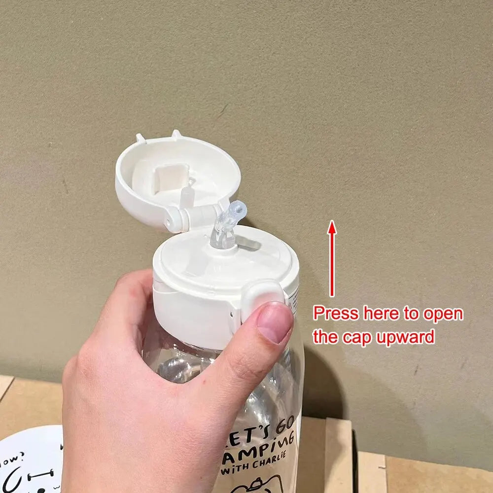 600ml Cartoon Water Bottle