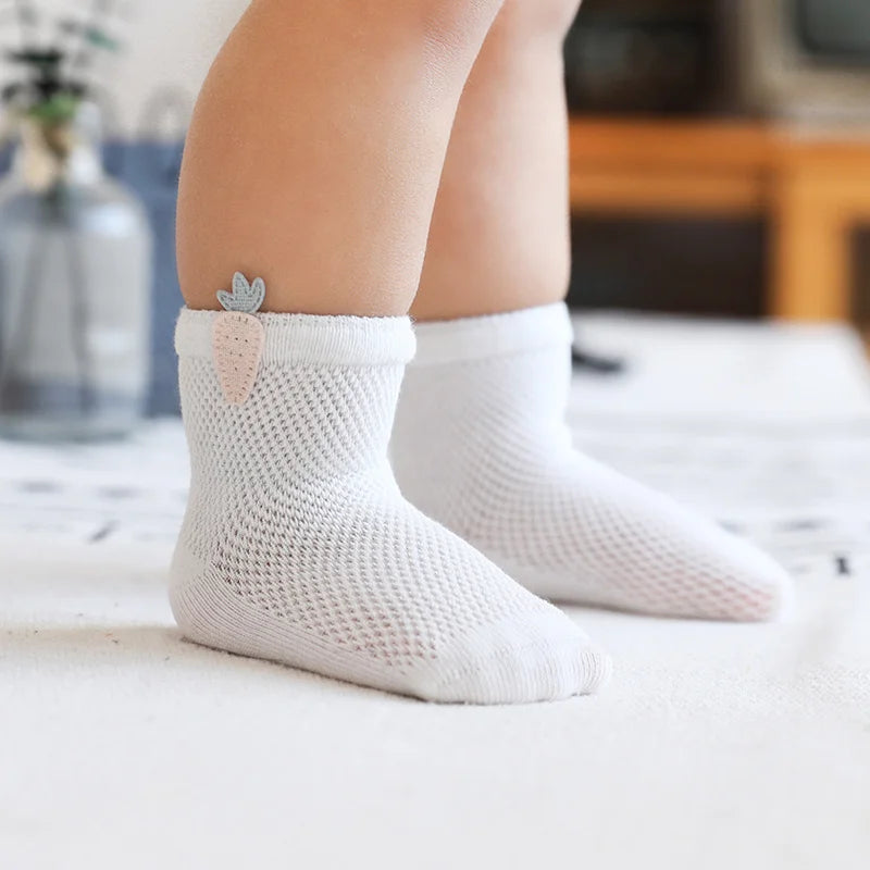 3 Pairs Of Infant Baby Socks for Girl & Boy - MORE COLOURS
